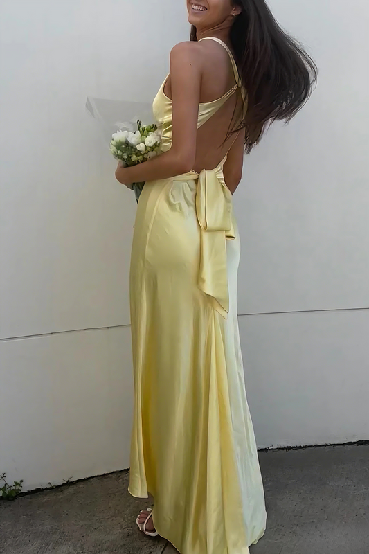 LEA | Vestido largo atemporal de satén