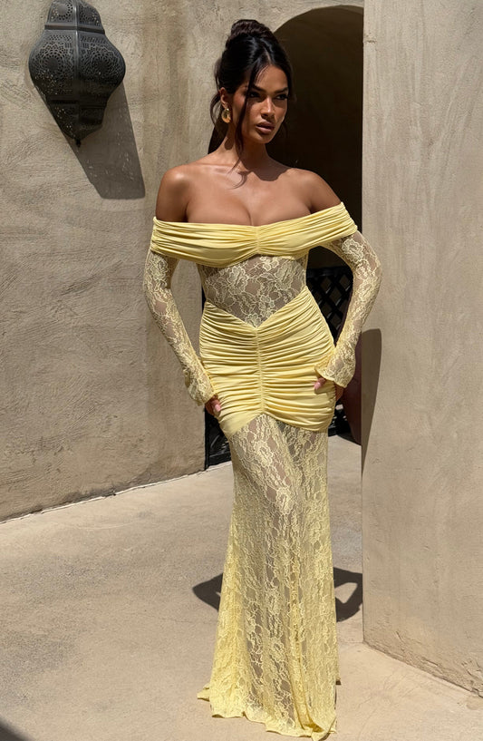 STEFANIE | Elegante vestido largo