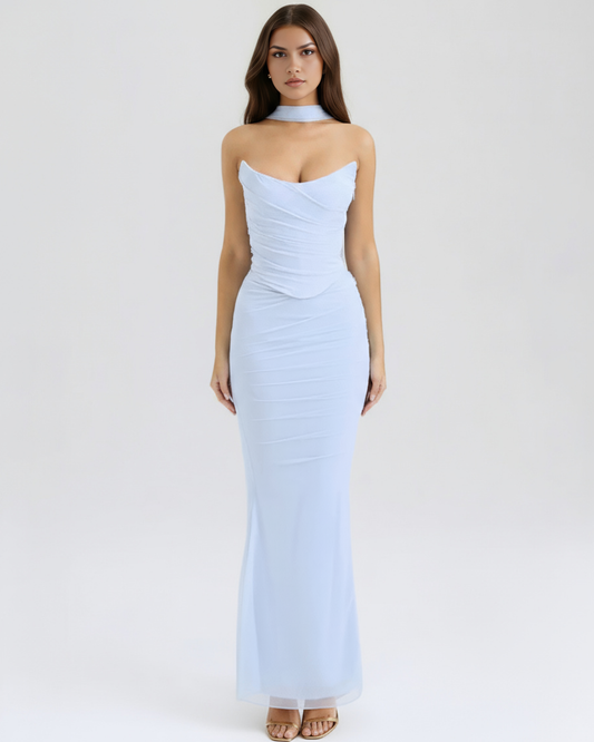 NICOLE | Figurbetontes Body-Fit-Maxikleid