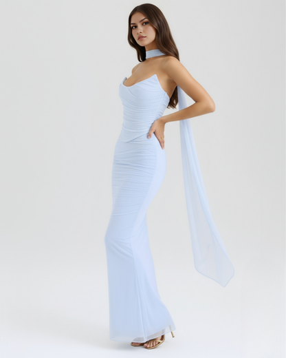 NICOLE | Vestido largo ajustado