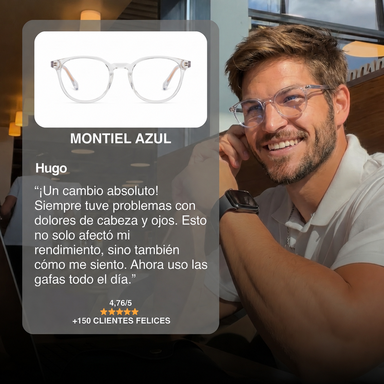 Gafas con filtro de luz azul - MONTIEL