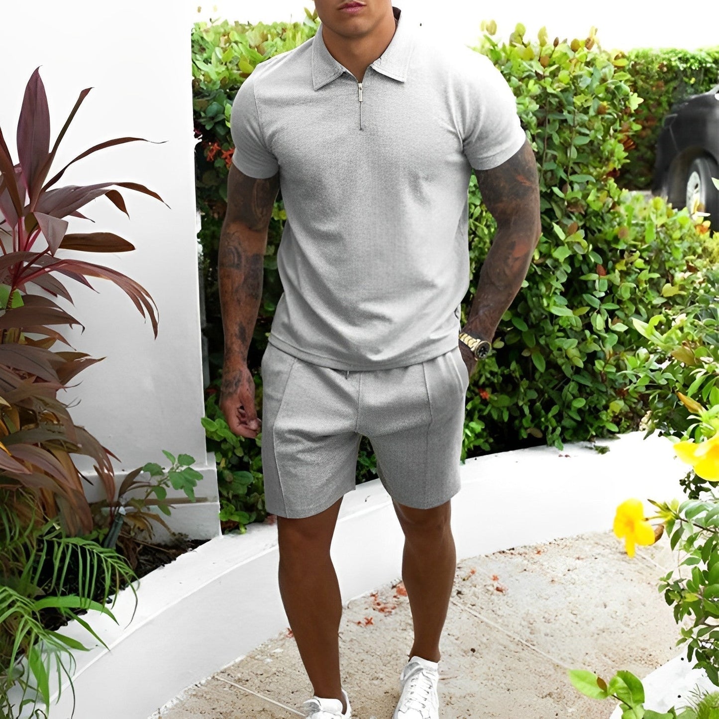Lorenzo | Conjunto De Verano Para Hombre Modelo Informal