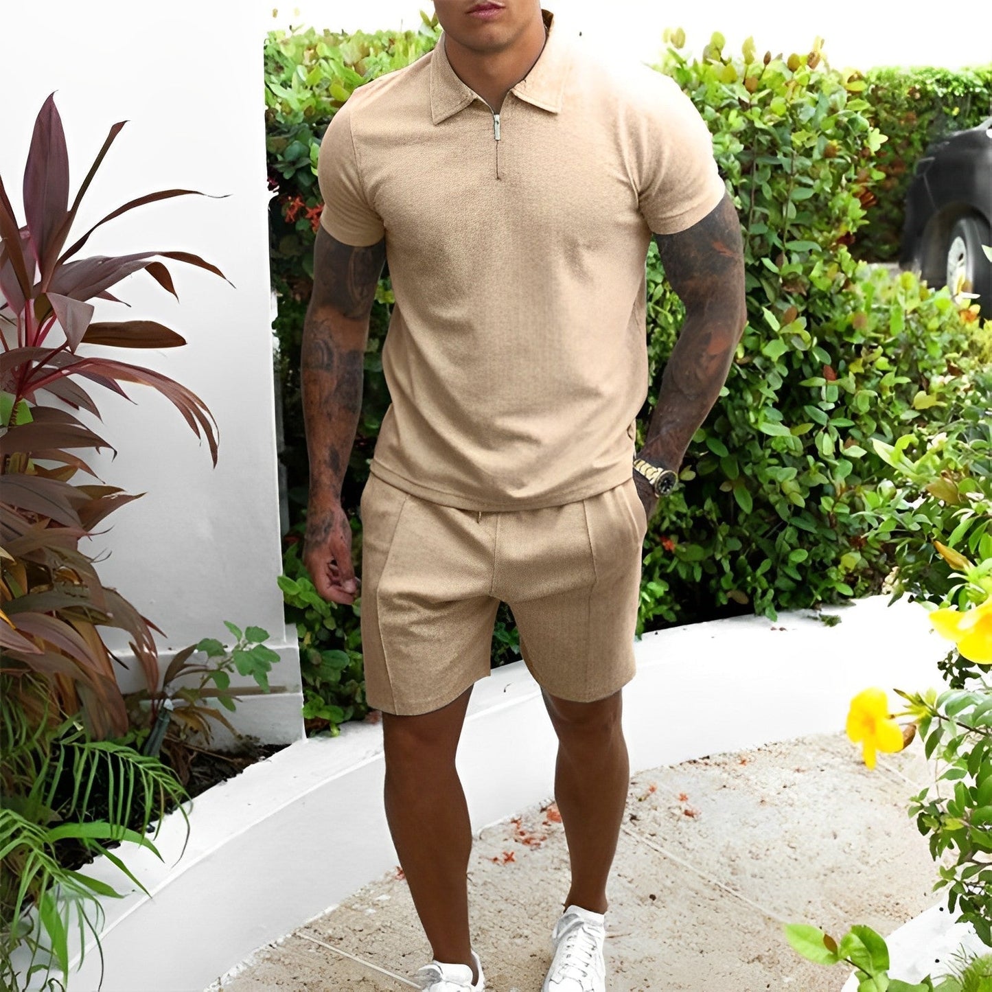 Lorenzo | Conjunto De Verano Para Hombre Modelo Informal