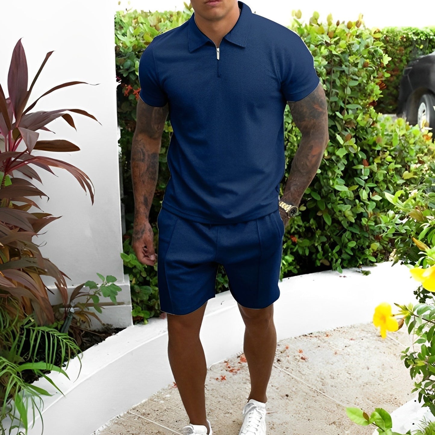 Lorenzo | Conjunto De Verano Para Hombre Modelo Informal