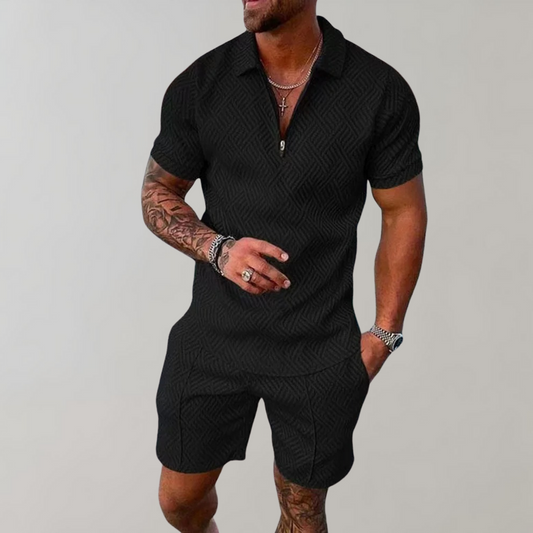Hugo | Conjunto De Verano Con Polo Y Pantalones Cortos Para Hombre