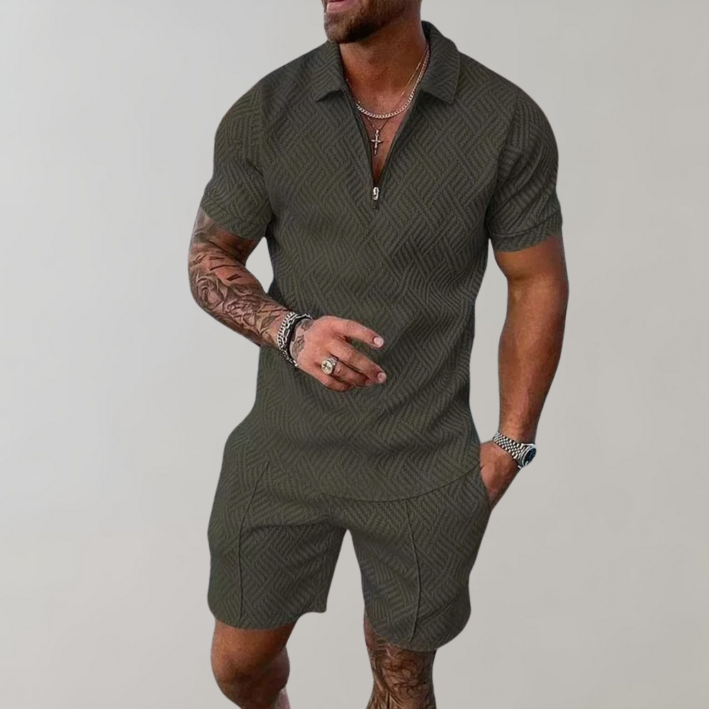 Hugo | Conjunto De Verano Con Polo Y Pantalones Cortos Para Hombre