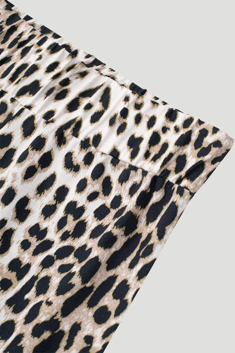 Leggings Rita con estampado de leopardo