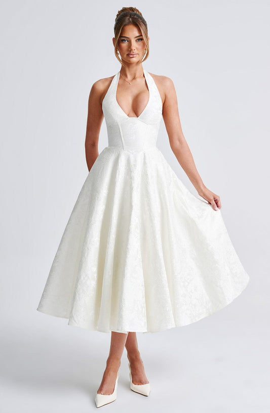MELISSA | Luxuriöses Korsett-Midikleid