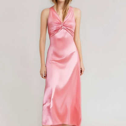 LEA | Vestido largo atemporal de satén