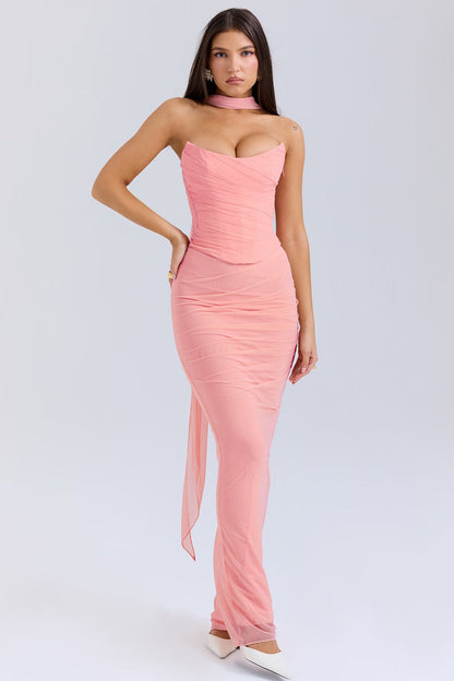 NICOLE | Vestido largo ajustado