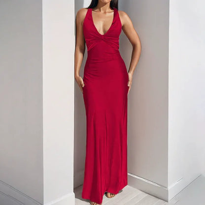 LEA | Vestido largo atemporal de satén