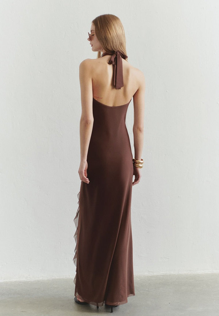 ESMEE | Vestido largo y fluido con volantes